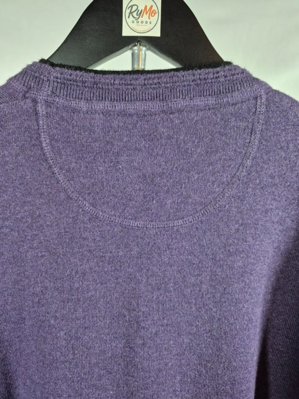 Nat Nast Luxury Originals Purple Cashmere Blend Sweater Men's Small